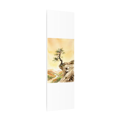 Golden Hour Pine Tree Canvas Art - Japandi Fukinsei