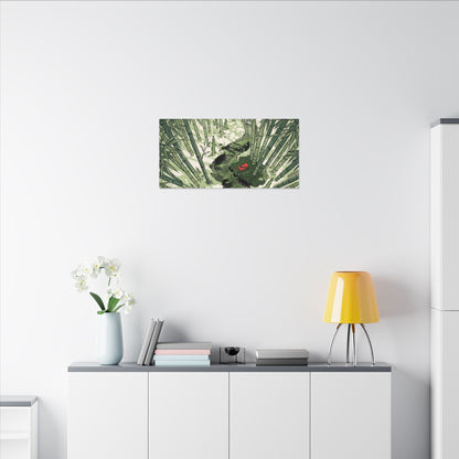Peaceful Bamboo Grove Canvas Art - Ukiyo E Inspired Zen