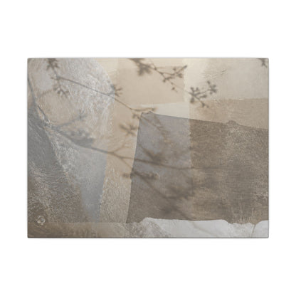 Neutral Shadow Play Canvas Art - Texture Japandi