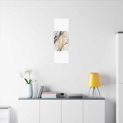 Ma Shadow Play Canvas Art - Japandi Watercolor