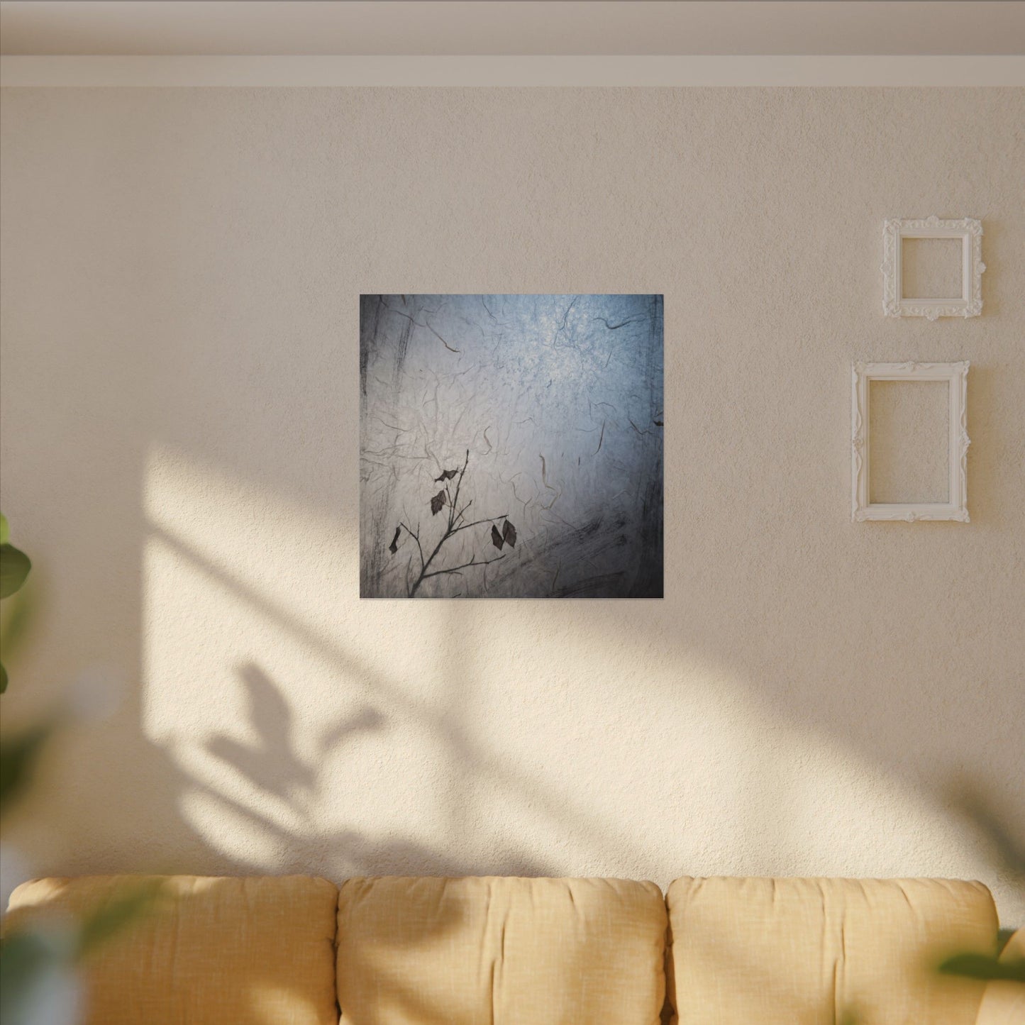 Moonlight Shoji Screen Canvas Art - Japandi Shibui