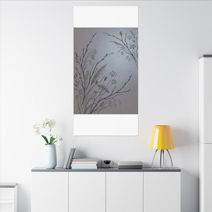 Spring Dried Flowers Japanese Pattern Canvas Art | Cozy Decor