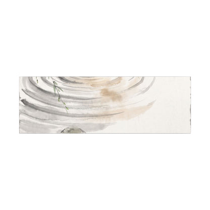 Water Ripple Sumi E Canvas Art | Tranquil Zen Art