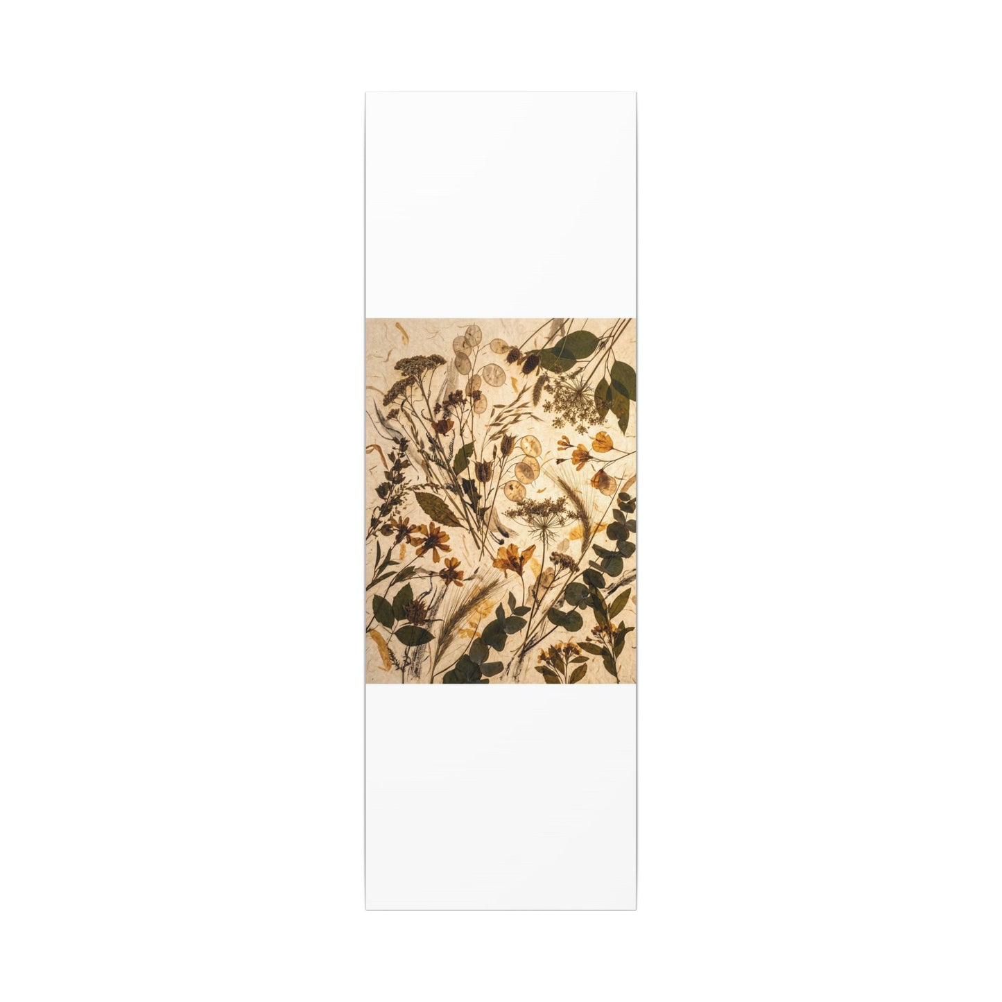 Dried Flowers Summer Canvas Art | Japandi Neutral Design