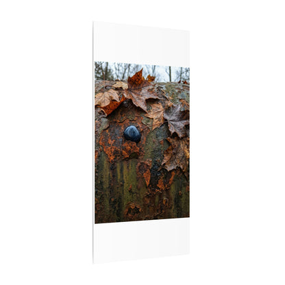 Datsuzoku Rust Patina Canvas Art - Dark Japandi Moody Minimal