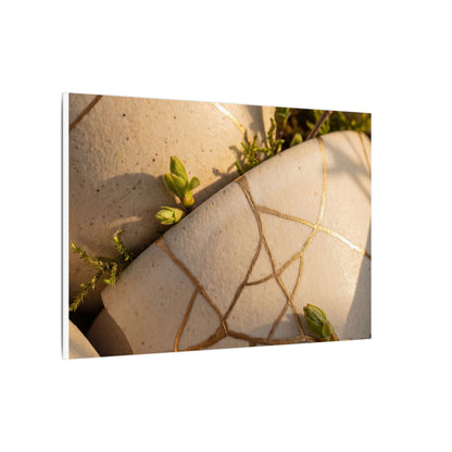 Spring Broken Pottery Gold Vein Canvas Art | Beautiful Decor