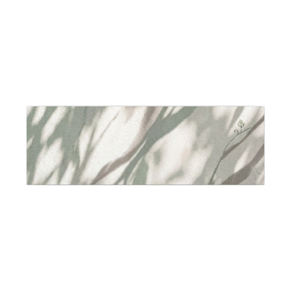Japandi Shadow Play in Dappled | Japanese Pattern Canvas Art