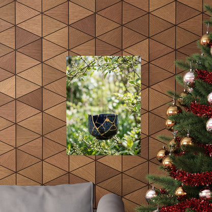 Kintsugi Broken Pottery in Dappled | Broken Beauty Wall Art Print