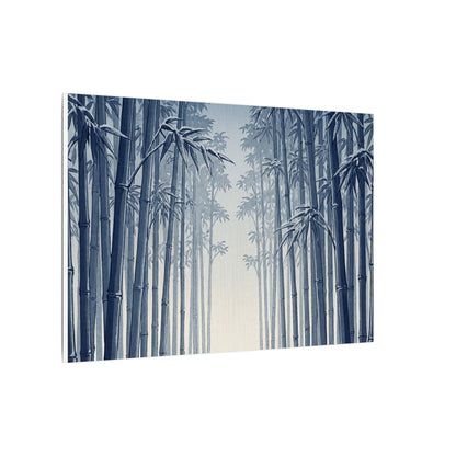 Bamboo Grove Canvas Art | Winter Zen Ukiyo E Inspired Art