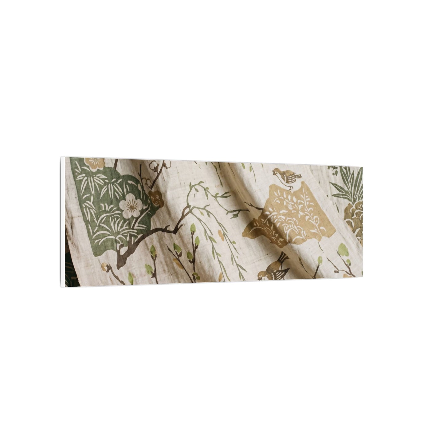 Silk Drape Canvas Art | Spring Japandi Japanese Pattern Art
