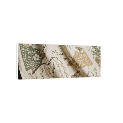 Silk Drape Canvas Art | Spring Japandi Japanese Pattern Art