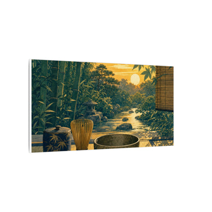 Ma Tea Ceremony Canvas Art - Zen Ukiyo E Inspired