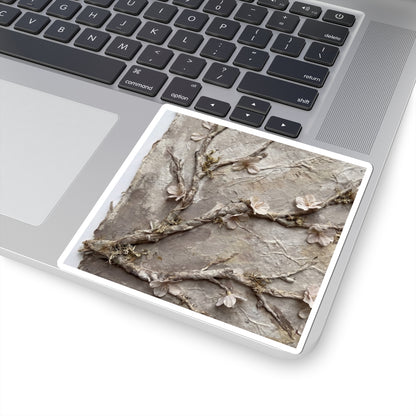 Overcast Cherry Blossom Sticker - Japandi Fukinsei