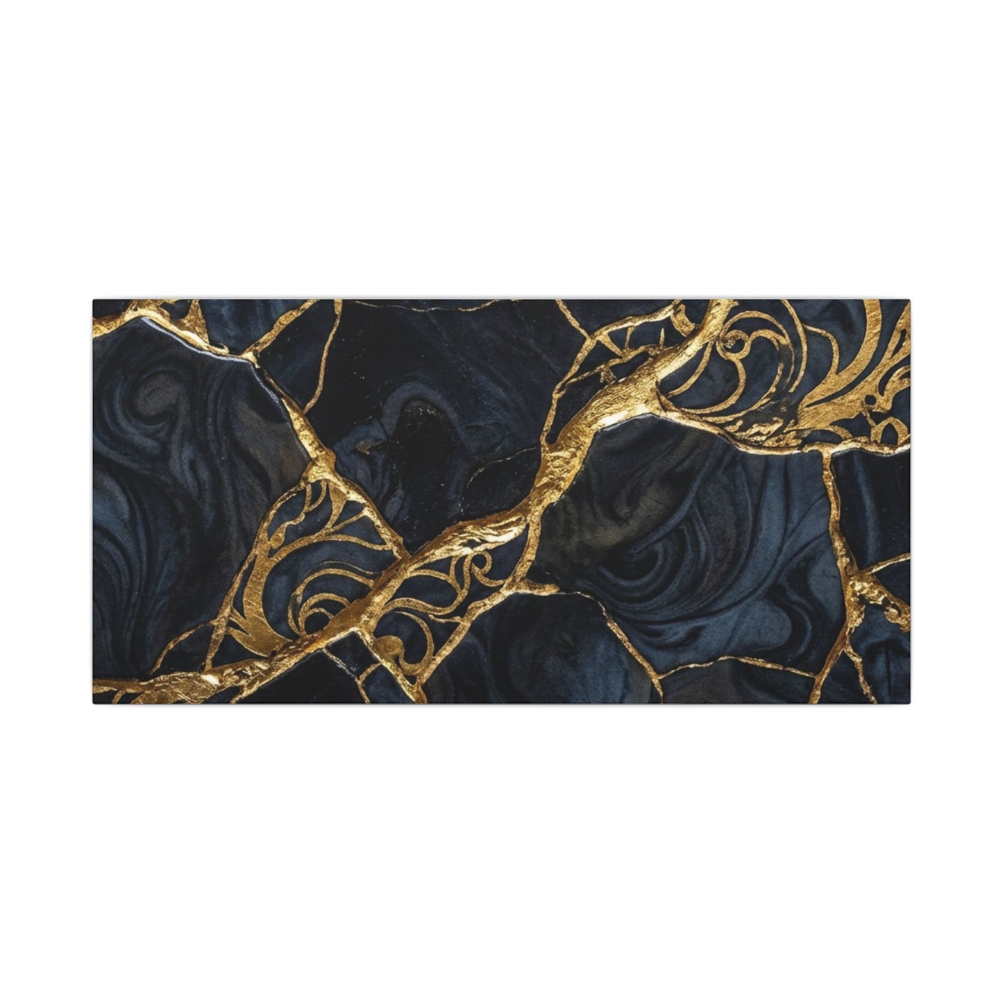 Kintsugi Gold Vein Canvas Art