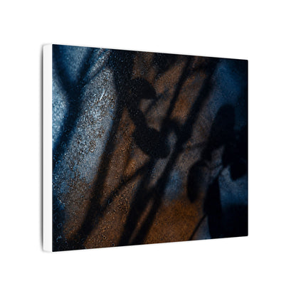 Moonlight Shadow Play Canvas Art - Dark Japandi Ma