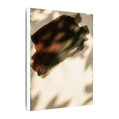 Ink Brushstroke Canvas Art | Summer Dark Japandi Moody Minimal Art