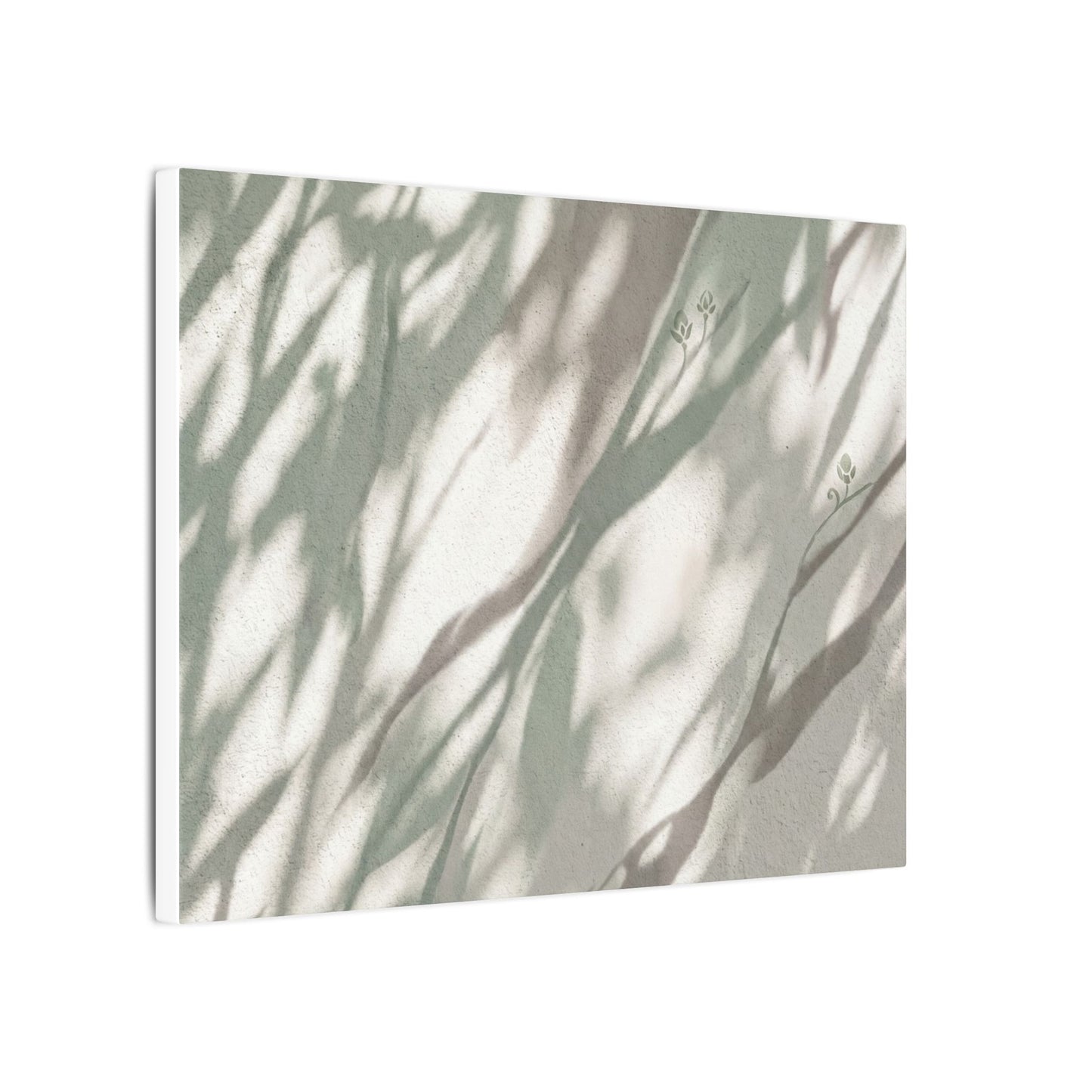 Japandi Shadow Play in Dappled | Japanese Pattern Canvas Art