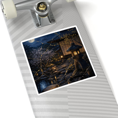 Seijaku Moonlit Garden Sticker - Kintsugi Gold Vein