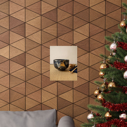 Tea Ceremony Summer Wall Art Print | Kintsugi Beautiful Design