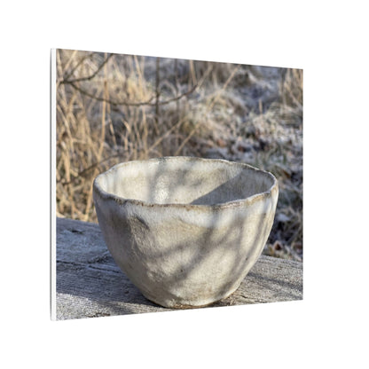 Dappled Ceramic Bowl Canvas Art - Japandi Fukinsei