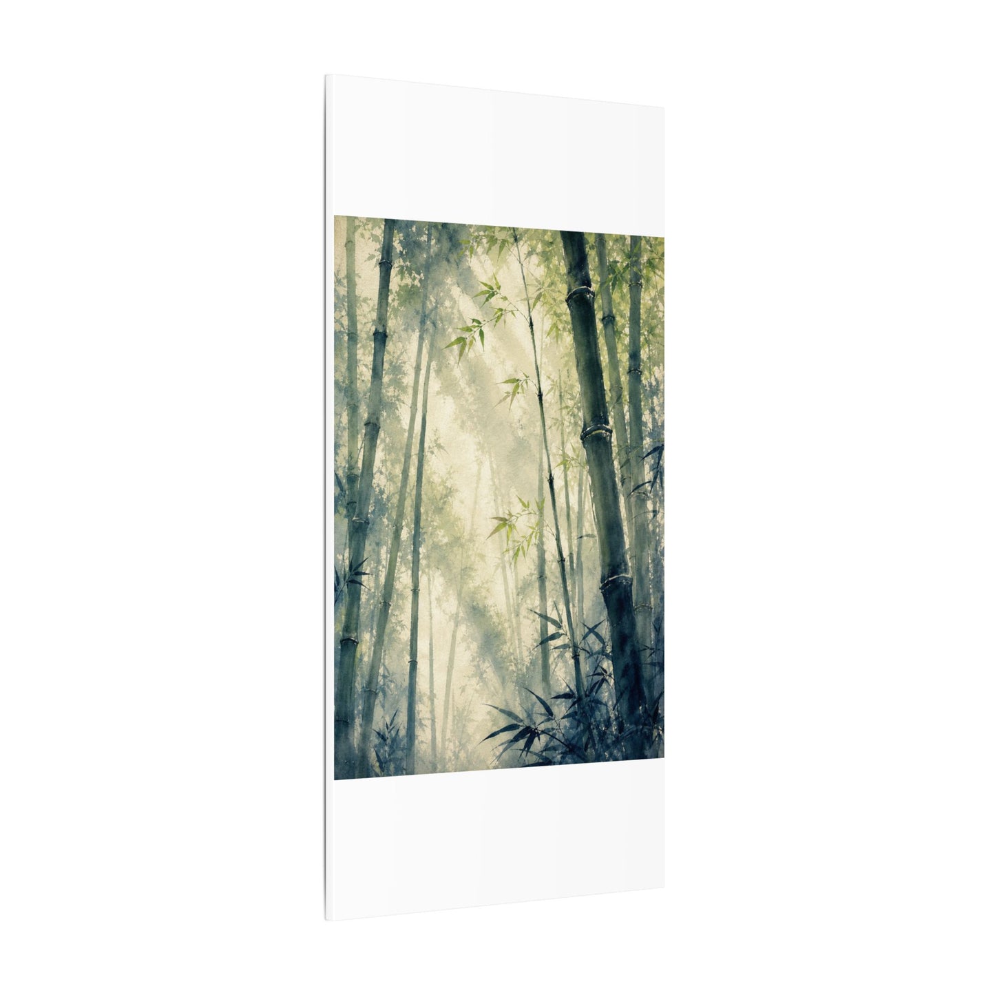 Bamboo Grove Spring Canvas Art | Zen Serene Design