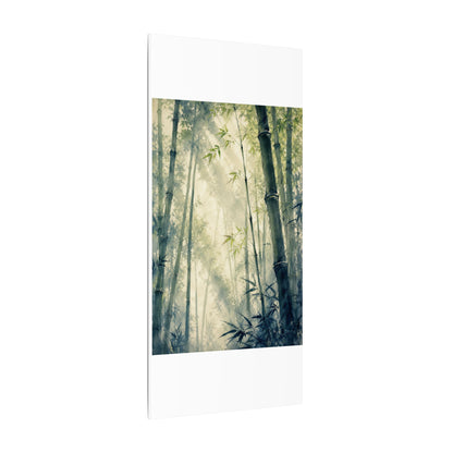 Bamboo Grove Spring Canvas Art | Zen Serene Design