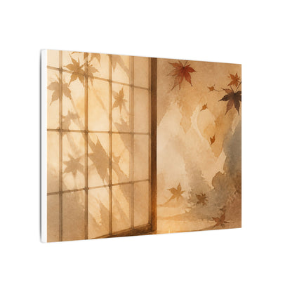 Candlelight Shoji Screen Canvas Art - Japandi Ma