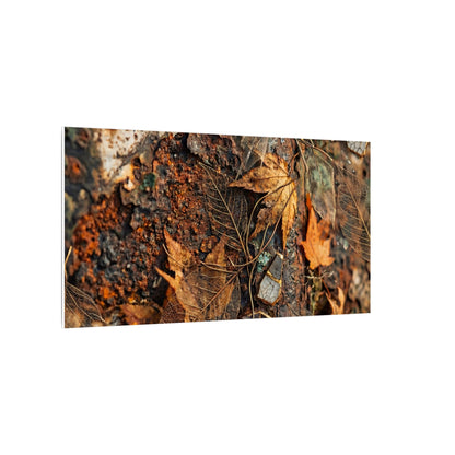 Rust Patina Canvas Art | Autumn Japandi Texture Art