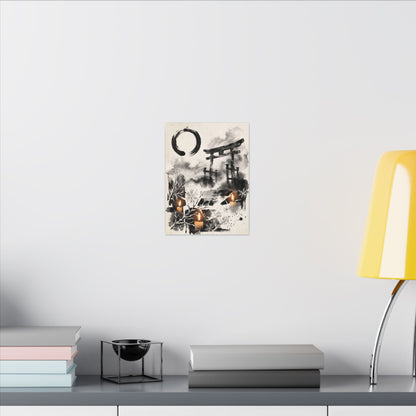Candlelight Torii Gate Canvas Art - Zen Datsuzoku