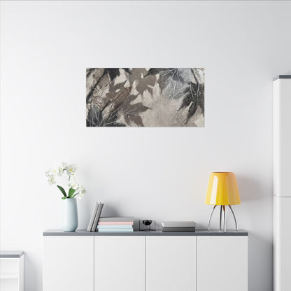 Shadow Play Texture Canvas Art | Cozy Japandi Art