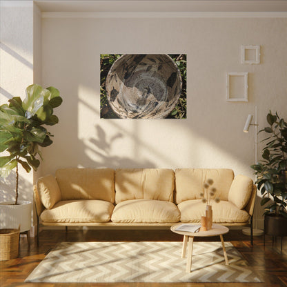Elegant Ceramic Bowl Canvas Art - Japanese Pattern Japandi