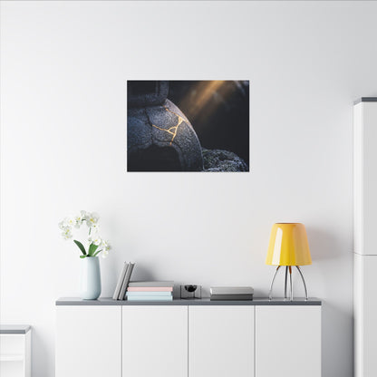 Ma Moonlit Garden Canvas Art - Kintsugi Broken Beauty