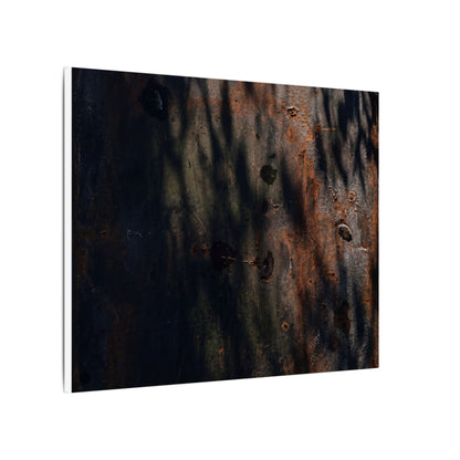 Rust Patina Shadow Zen Canvas Art | Luxurious Dark Japandi Art