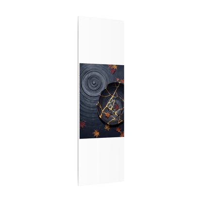 Philosophical Water Ripple Canvas Art - Gold Repair Kintsugi