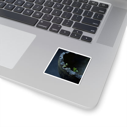 Ceramic Bowl Spring Sticker | Dark Japandi Moody Design