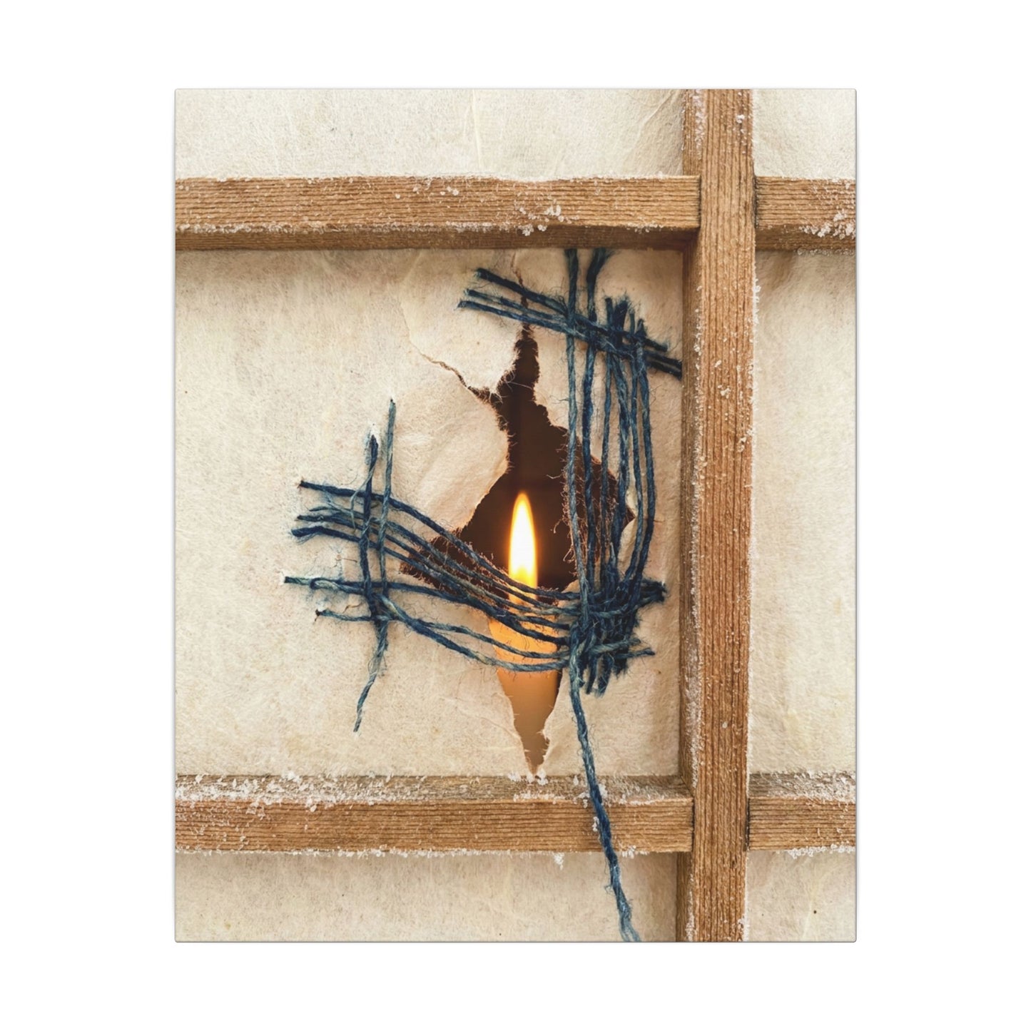 Winter Shoji Screen Broken Beauty Canvas Art | Resilient Decor