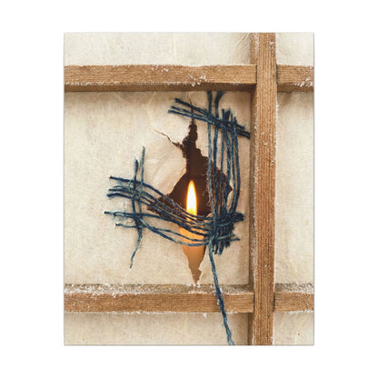 Winter Shoji Screen Broken Beauty Canvas Art | Resilient Decor