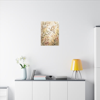Fukinsei Paper Fold Canvas Art - Japandi Watercolor
