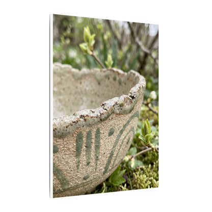Elegant Ceramic Bowl Canvas Art - Japanese Pattern Japandi