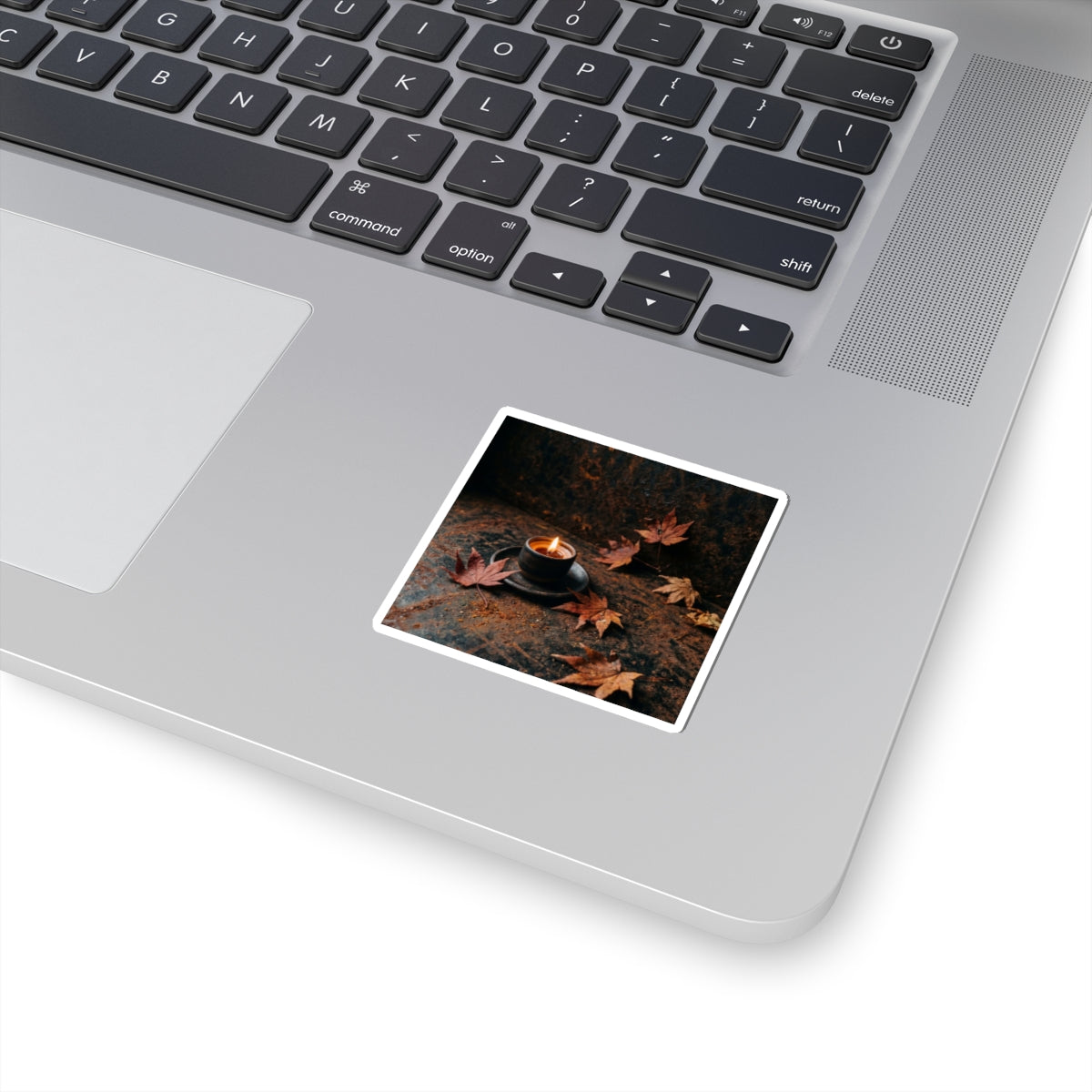 Sophisticated Rust Patina Sticker - Shadow Zen Dark Japandi