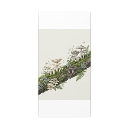 Dried Flowers Spring Canvas Art | Japandi Neutral Design