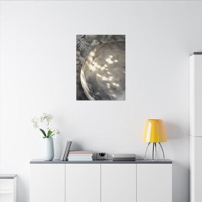 Ceramic Bowl Watercolor Canvas Art | Warm Japandi Art