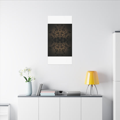 Golden Hour Shadow Play Canvas Art - Dark Japandi Seijaku