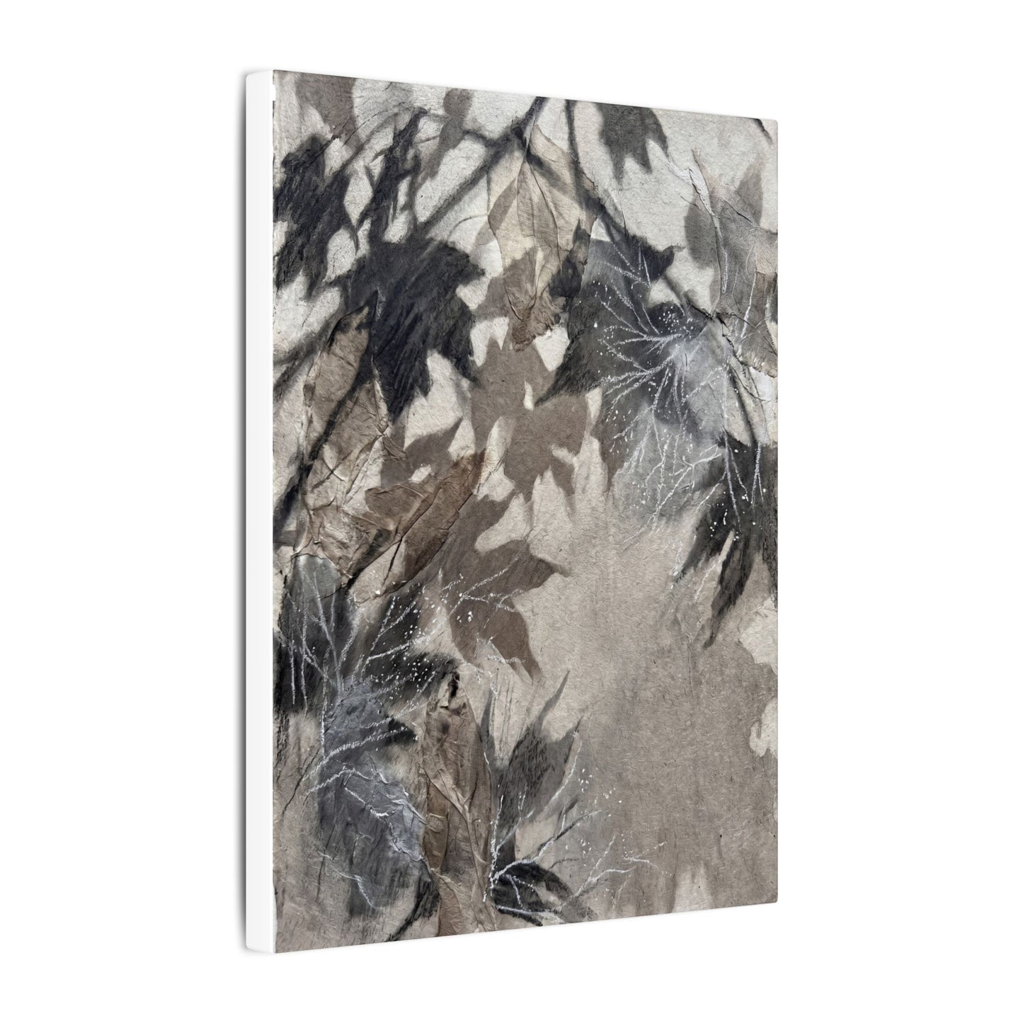 Shadow Play Texture Canvas Art | Cozy Japandi Art