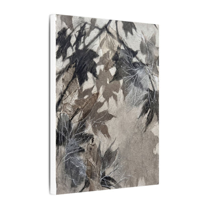Shadow Play Texture Canvas Art | Cozy Japandi Art