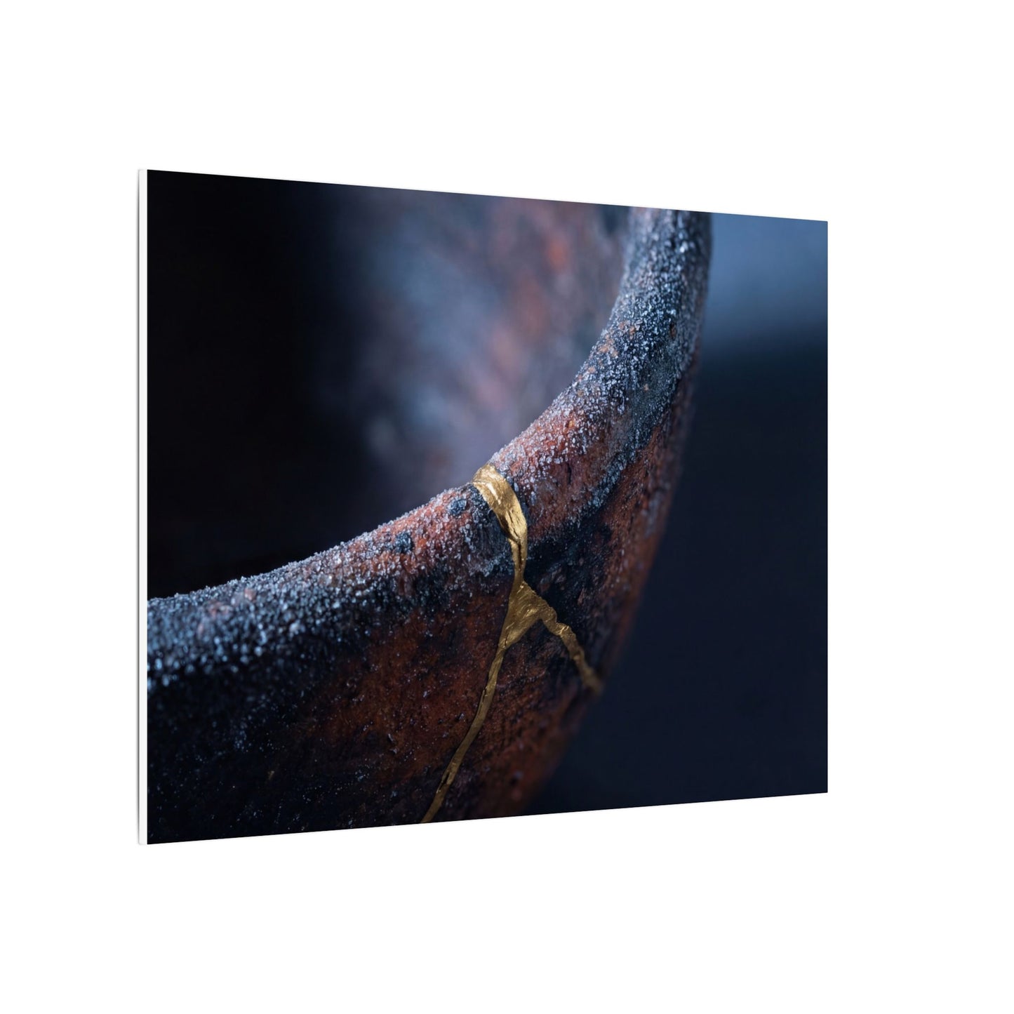 Artful Ceramic Bowl Canvas Art - Broken Beauty Kintsugi