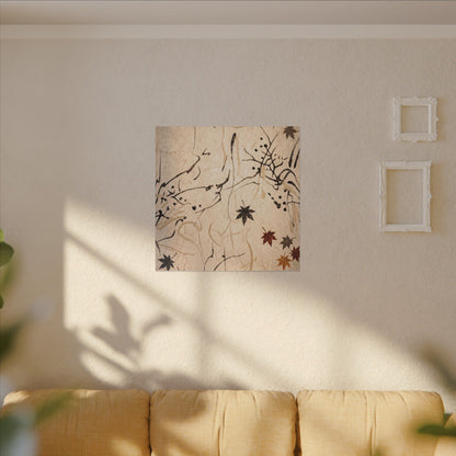 Golden Hour Shoji Screen Canvas Art - Japandi Fukinsei