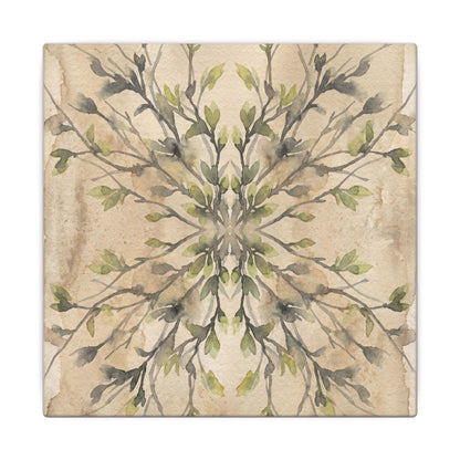 Shibui Shadow Play Canvas Art - Japandi Watercolor