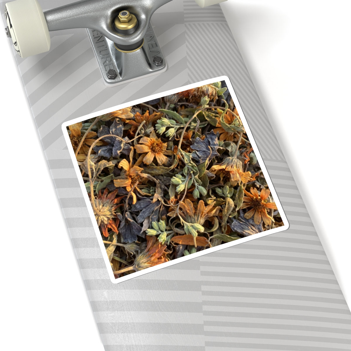 Dried Flowers Spring Sticker | Japandi Cozy Design Art Print