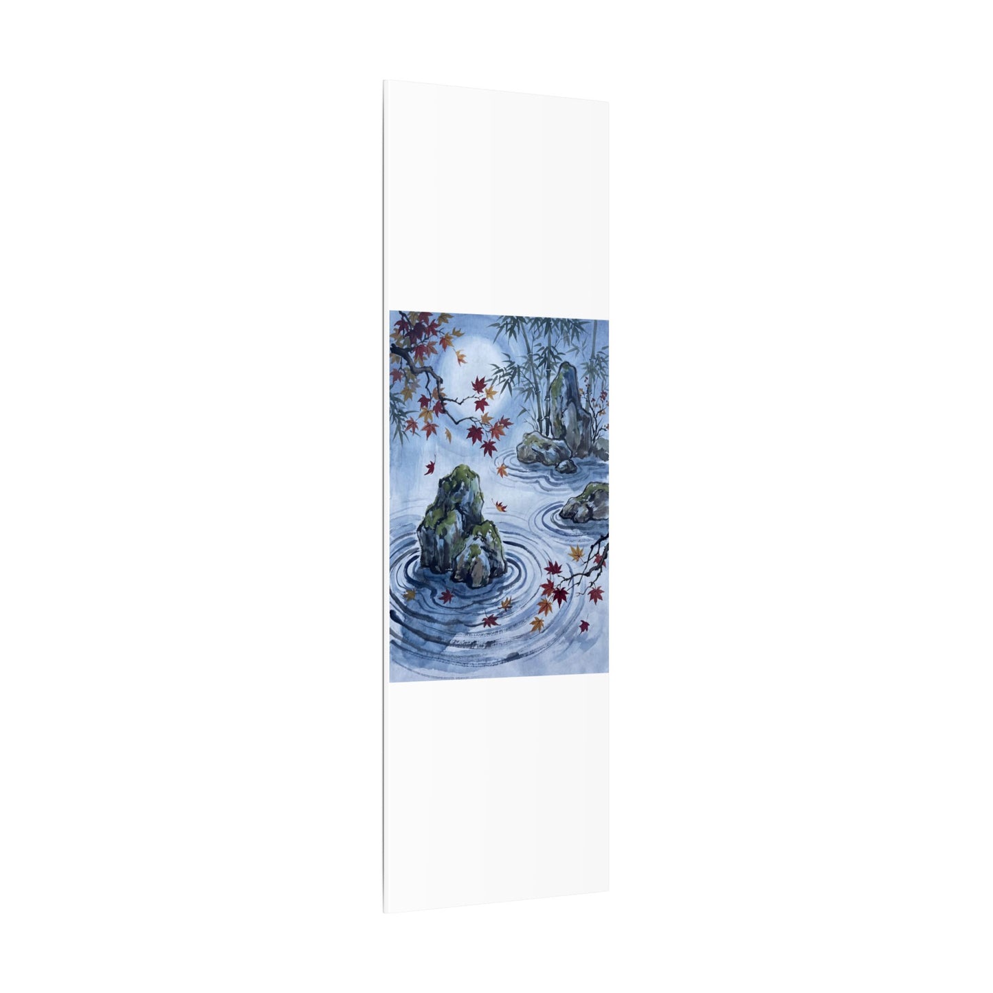 Rock Garden Autumn Canvas Art | Zen Tranquil Design